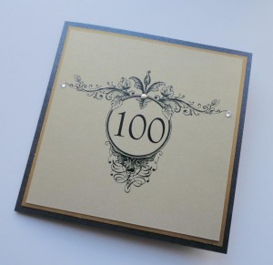 100 Birthday Card
